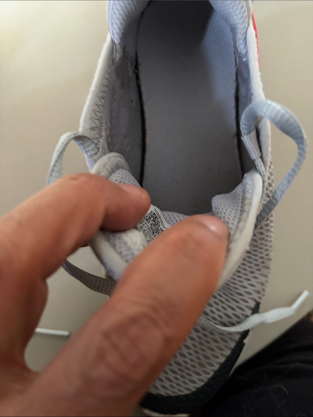 Nike Kids Grey and Red Air Max Sport Sneakers - Picture 8 of 9